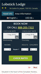 Mobile Screenshot of lobsticklodgehotel-jasper.com